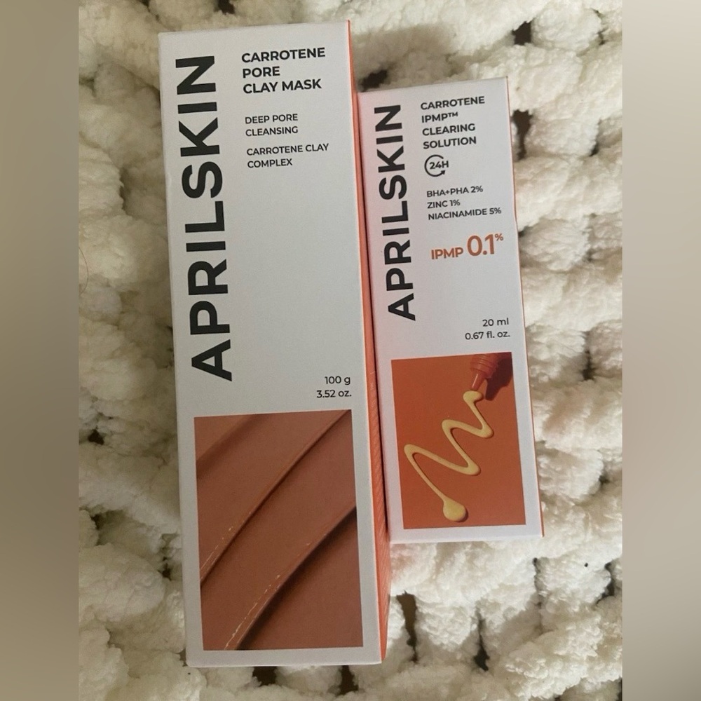 APRILSKIN Carrotene IPMP Quick Dry Pore Tightening Clay Mask & Clearing Solution